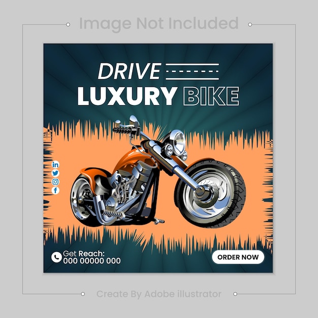 venta de motocicletas modelos clásicos de publicaciones en redes sociales y anuncios de bicicletas