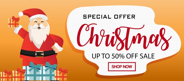Venta de navidad, diseño para banner, flyer, cartel.