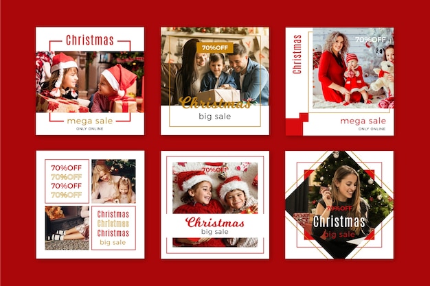 Venta de navidad instagram post collection