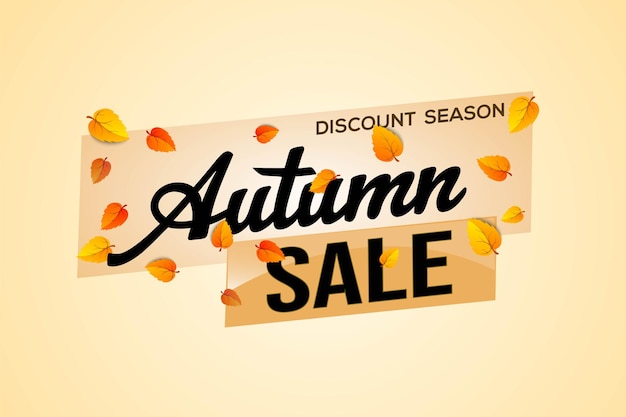 venta de otoño palabra concepto de texto icono logotipo signo símbolo vector nota estilo de compras mega