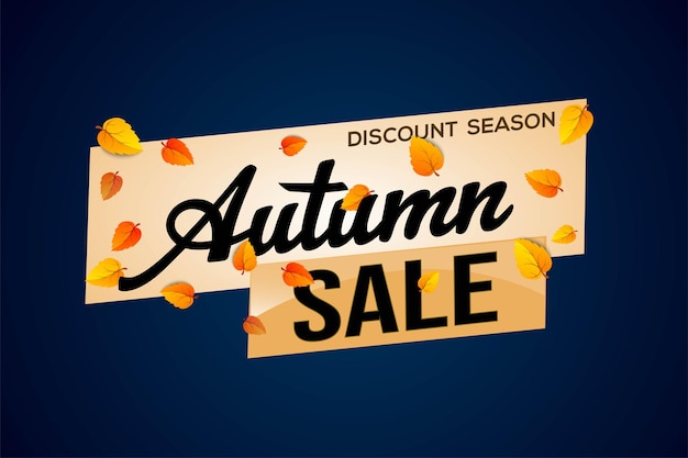 venta de otoño palabra concepto de texto icono logotipo signo símbolo vector nota mega estilo de compras para el uso aterrizaje