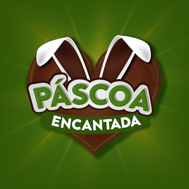 Vector venta de pascua en brasil