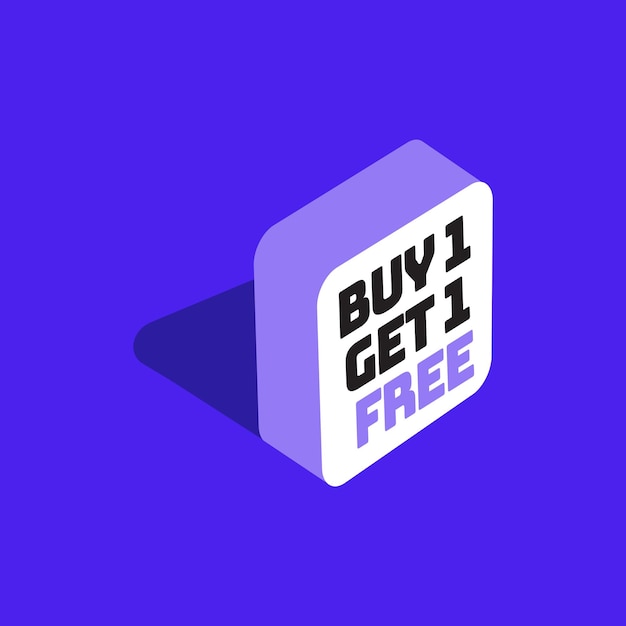 Venta de plantillas de diseño de pancartas carteles fin de semana especial Compra esto 1 Obtén 1 Ilustración vectorial gratis Sto