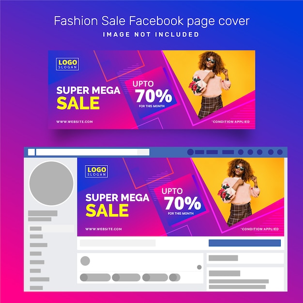 Venta de portada de la página de Facebook