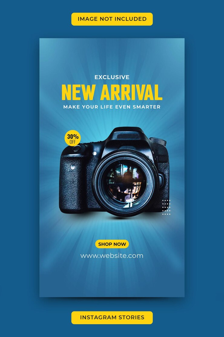 Venta de productos de historias de instagram de gadgets y banner promocional Adecuado para historias de redes sociales