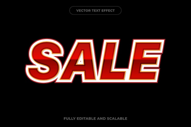 Venta de texto editable Efecto