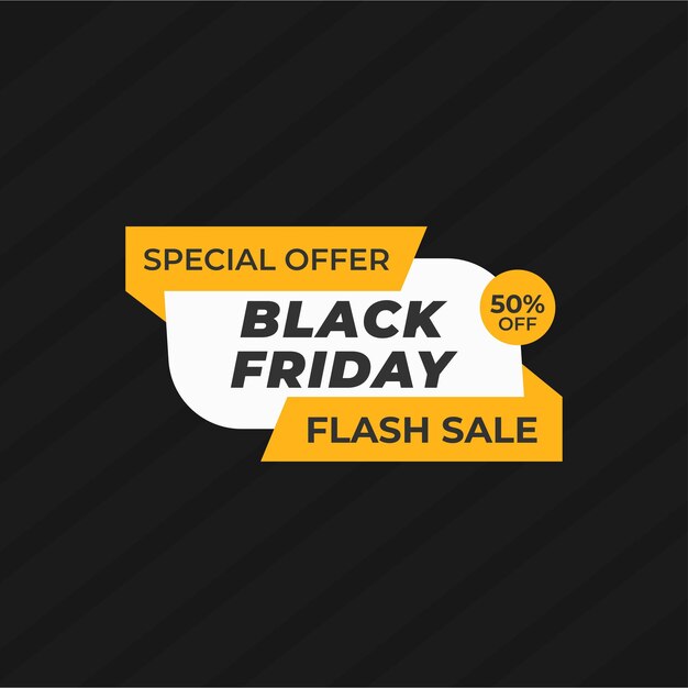Venta de viernes negro con fondo de vector