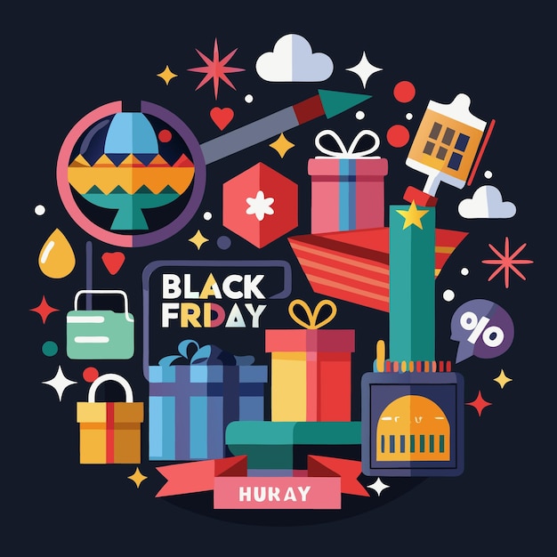 Venta del Viernes Negro Grandes descuentos en regalos Más