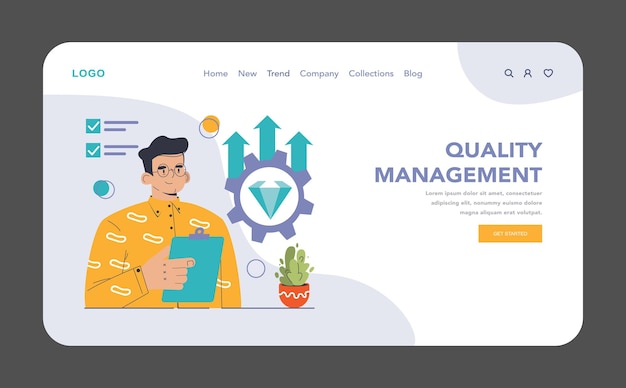 Ventaja competitiva web o conjunto de aterrizaje publicidad y comercialización estrategia de negocio marca
