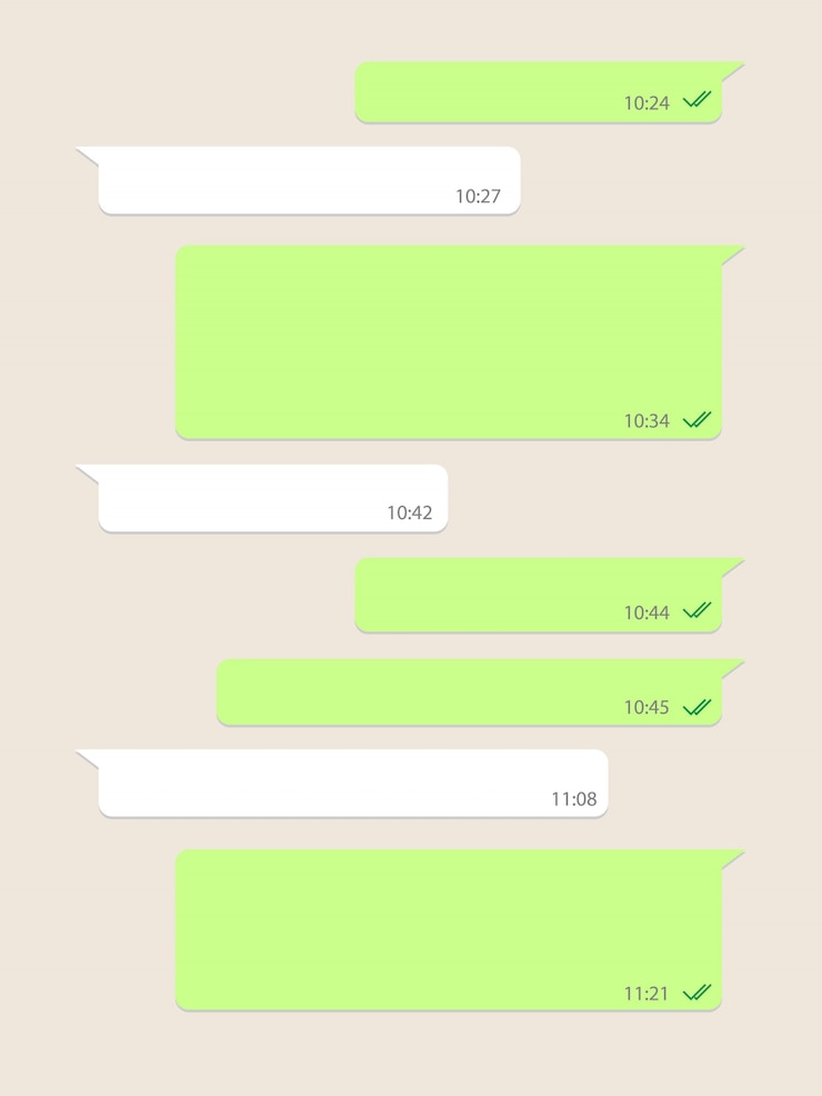 Vector ventana de chat de redes sociales.