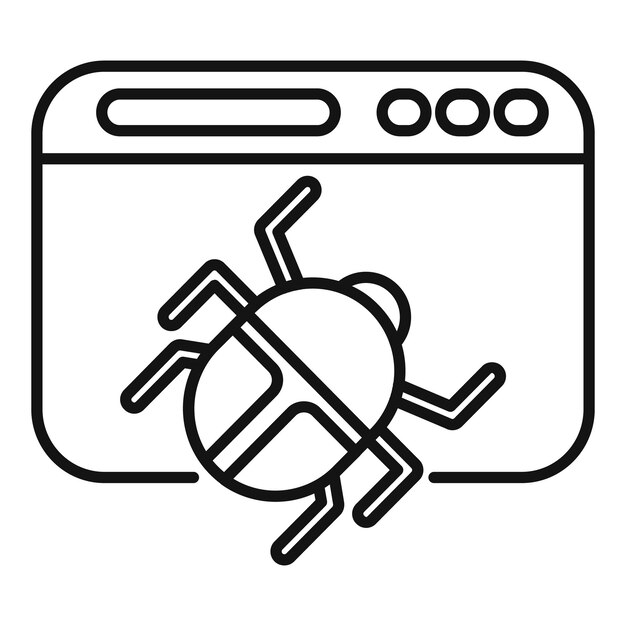 ventana del navegador web que muestra un gran error que indica la presencia de malware