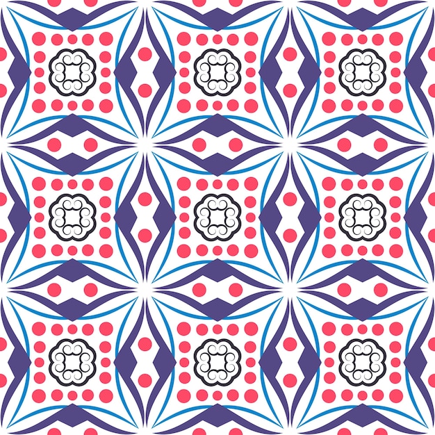 Vector ventana de vidrio pintado patrón sin costura fondo mandala de vidrio pintado patrón de medallón de mosaico ilustración de stock vectorial