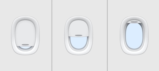 Ventanas de avión portillas de avión viajes aéreos