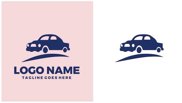 Ventas de automóviles Ventas de vehículos Venta minorista de automóviles Ilustración de diseño de logotipo único