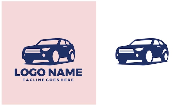 Ventas de automóviles Ventas de vehículos Venta minorista de automóviles Ilustración de diseño de logotipo único