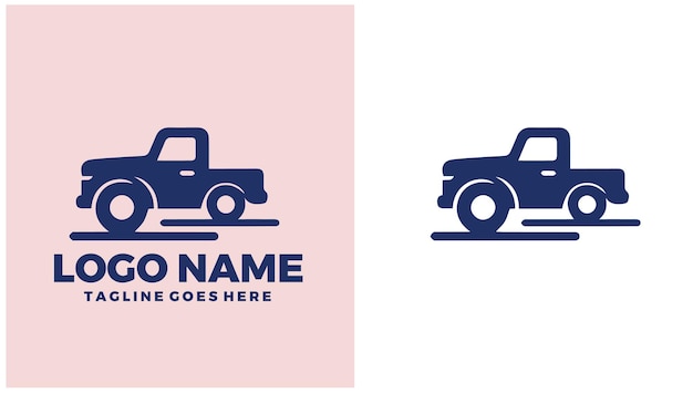 Ventas de automóviles Ventas de vehículos Venta minorista de automóviles Ilustración de diseño de logotipo único