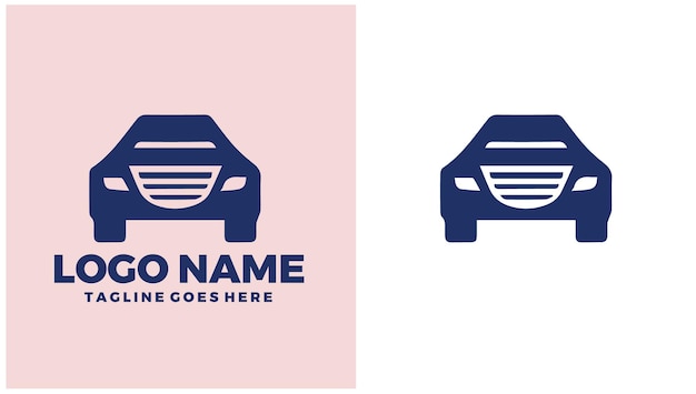 Ventas de automóviles Ventas de vehículos Venta minorista de automóviles Ilustración de diseño de logotipo único