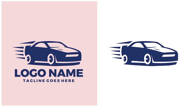 Ventas de automóviles Ventas de vehículos Venta minorista de automóviles Ilustración de diseño de logotipo único
