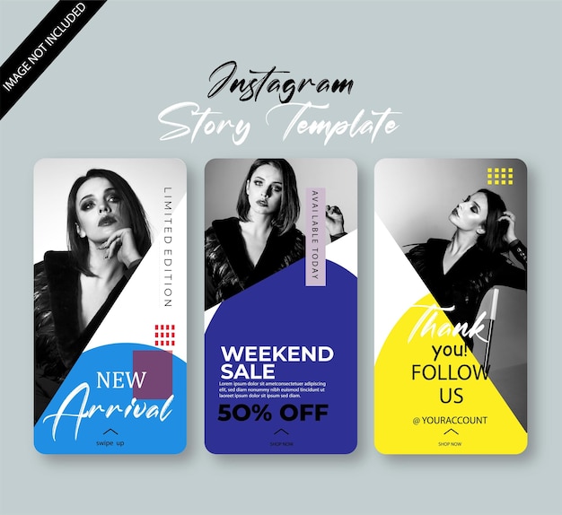 Vector ventas de plantillas de historias de instagram para mujeres de moda