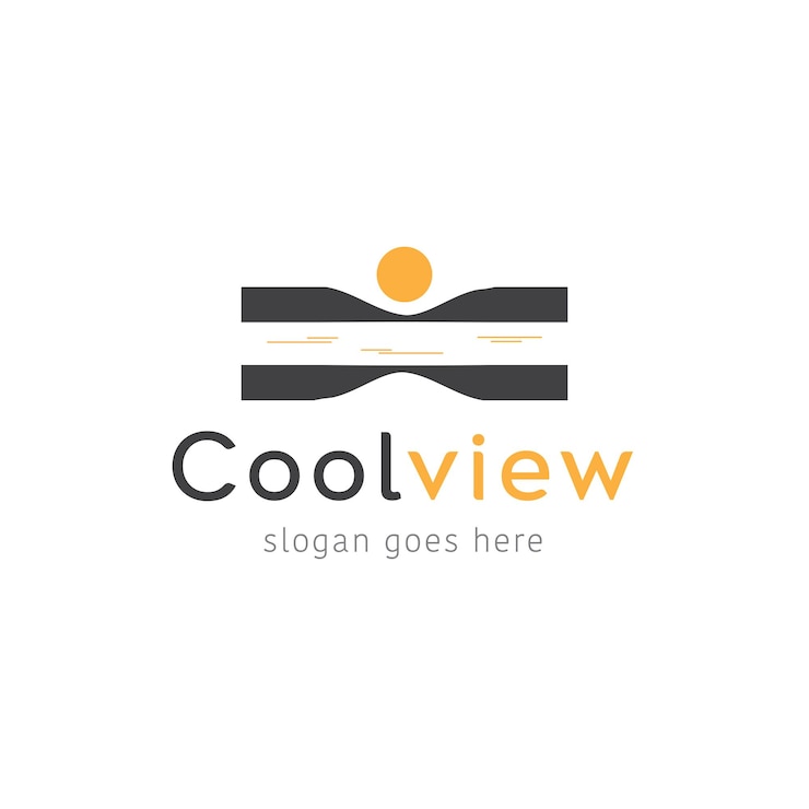 Vector ver plantilla de diseño de logotipo de empresa