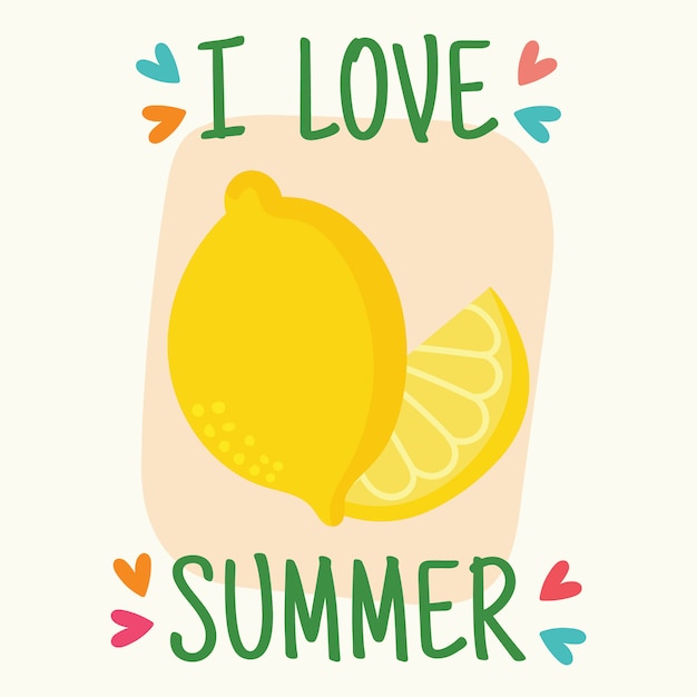 Verano con limón