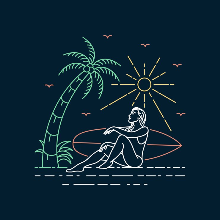 Vector verano sexy