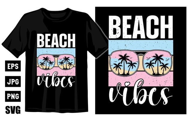 Verano vintage vector camiseta diseño surf camiseta vector ilustración verano puesta de sol camiseta