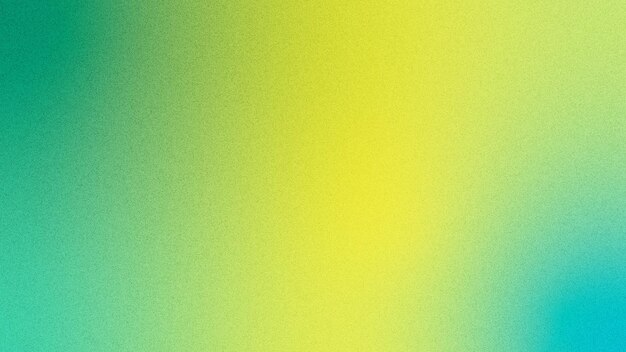 Verde turquesa oscuro y fondo de gradiente amarillo con diseño de textura de grano para la portada