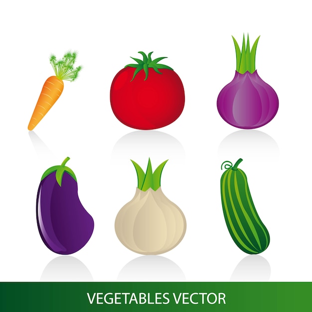 verduras conjunto