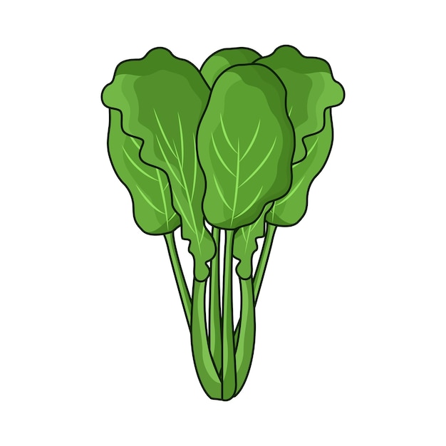 las verduras de mostaza