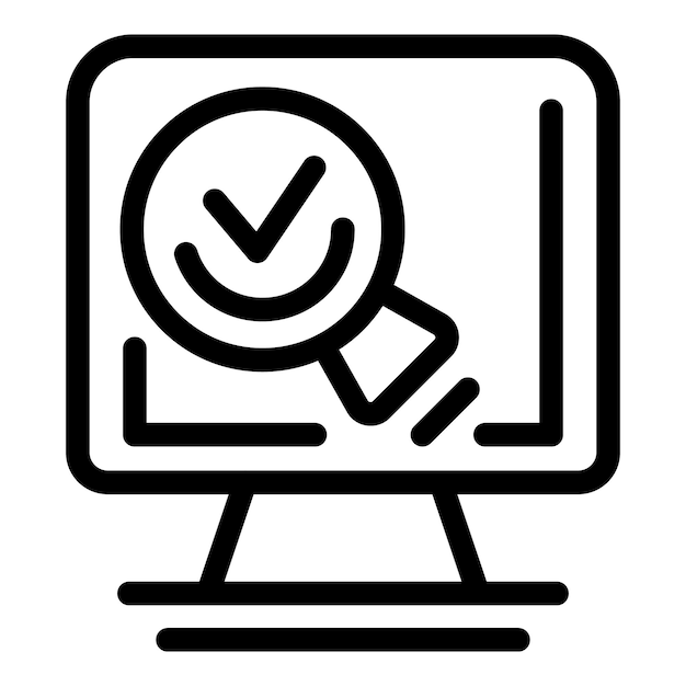 Verificación de los resultados del análisis de datos en la pantalla de la computadora
