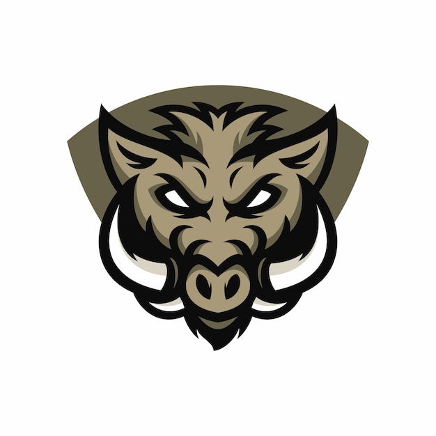 Verracos - vector logo / icono ilustración mascota
