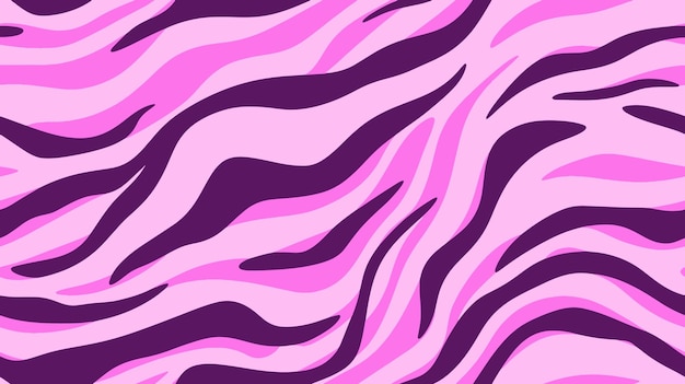 Versátil Hot Pink Vector Zebra Print en Multicolor Ideal para fondos con temática animal y Vi en negrita