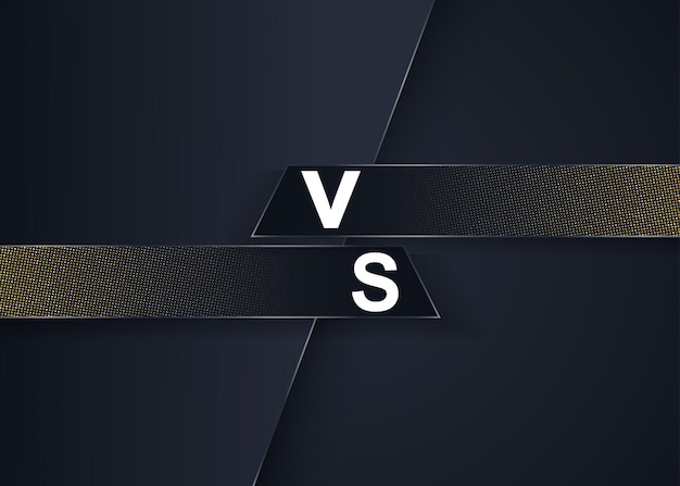 Versus batalla contra fondo abstracto