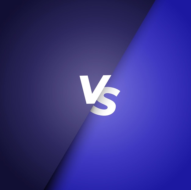 Versus vs ilustración vectorial de fondo