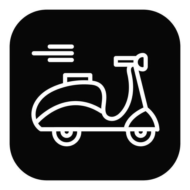 Vespa ilustración vectorial