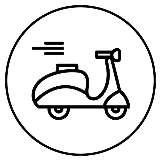 Vespa ilustración vectorial