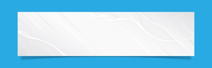 Vector vestido blanco con cortinas para imagen de portada de linkedin
