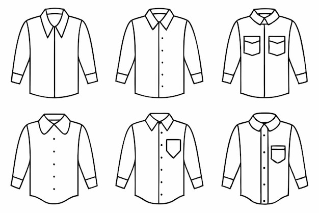 Vestido de línea de camisa arte clásico vestido formal gráfico