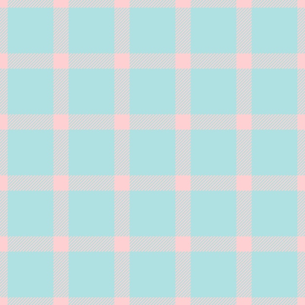 Vestido masculino chequear textura vectorial tela de tienda tartan a cuadros trazo textil fondo de patrón sin costuras en colores azul claro y polvo