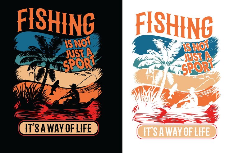Vector vestido de pesca camisas de pesca pese de pesca veste de pesca ropa al aire libre estilo de vida de pesca