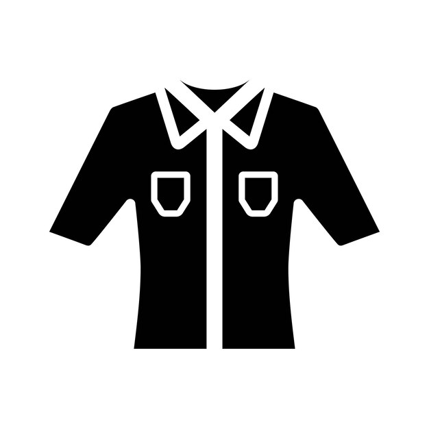 Vestido de ropa icono de la moda gráficos de vcetor negro