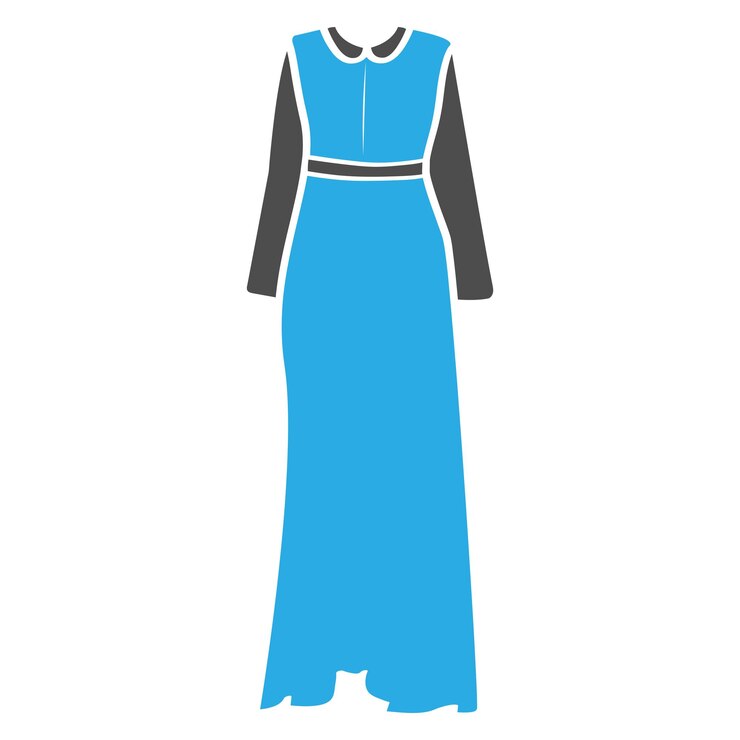 Vector vestido vectorial de ilustración con una textura única