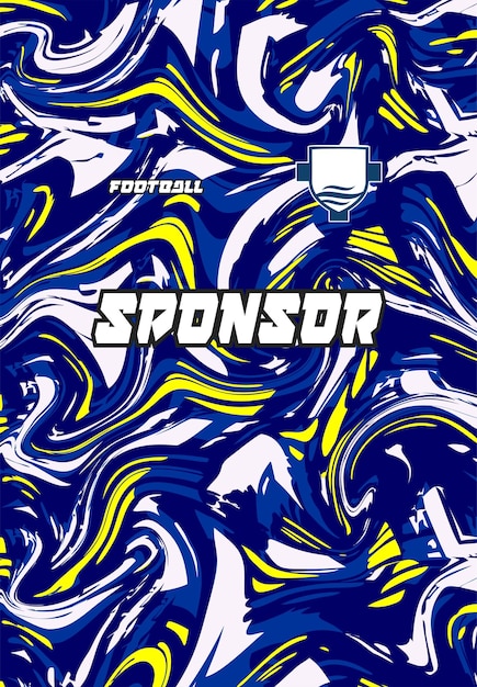 Vestidos deportivos de fútbol jersey diseño de patrón de sublimación gradiente de fondo gurunge