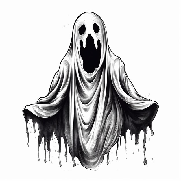 Vector vestidos de fiesta de halloween mujer aterradora fantasma horror psicológico la purga 2021