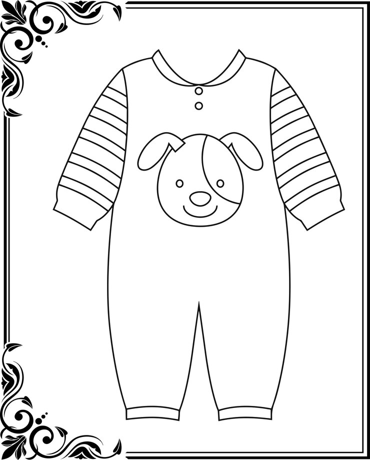 Vestidos Páginas para Colorear para Niños