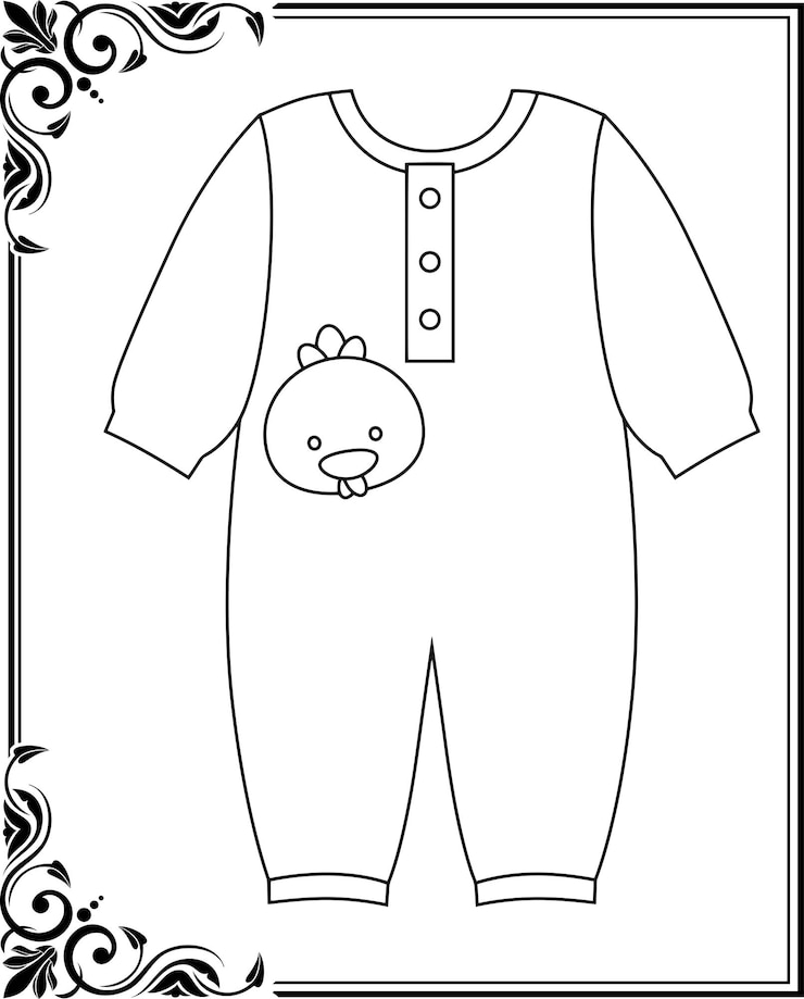 Vestidos Páginas para Colorear para Niños