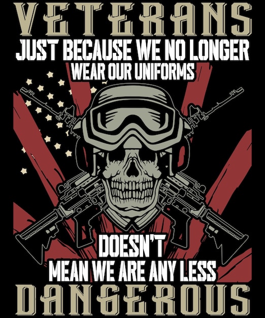 Veteranos solo porque ya no somos veteranos diseño de camiseta