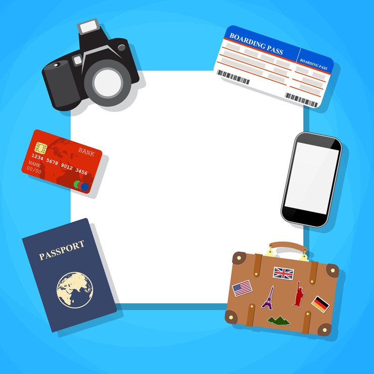 Vector viajando alrededor del mundo