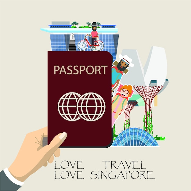 Viajar a Singapur infografía.
